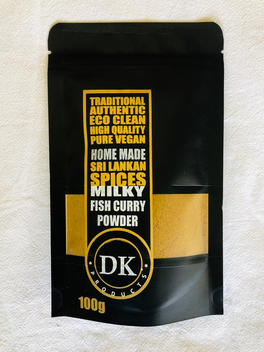 DK Products Milky Fish Curry Powder 100g front