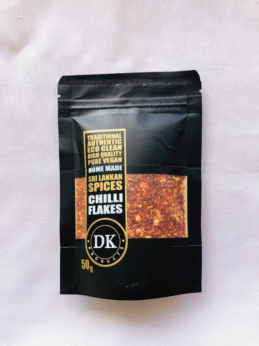 Dk Products Chilli Flakes 50g front