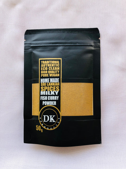 DK Products Milky Fish Curry Powder 50g front