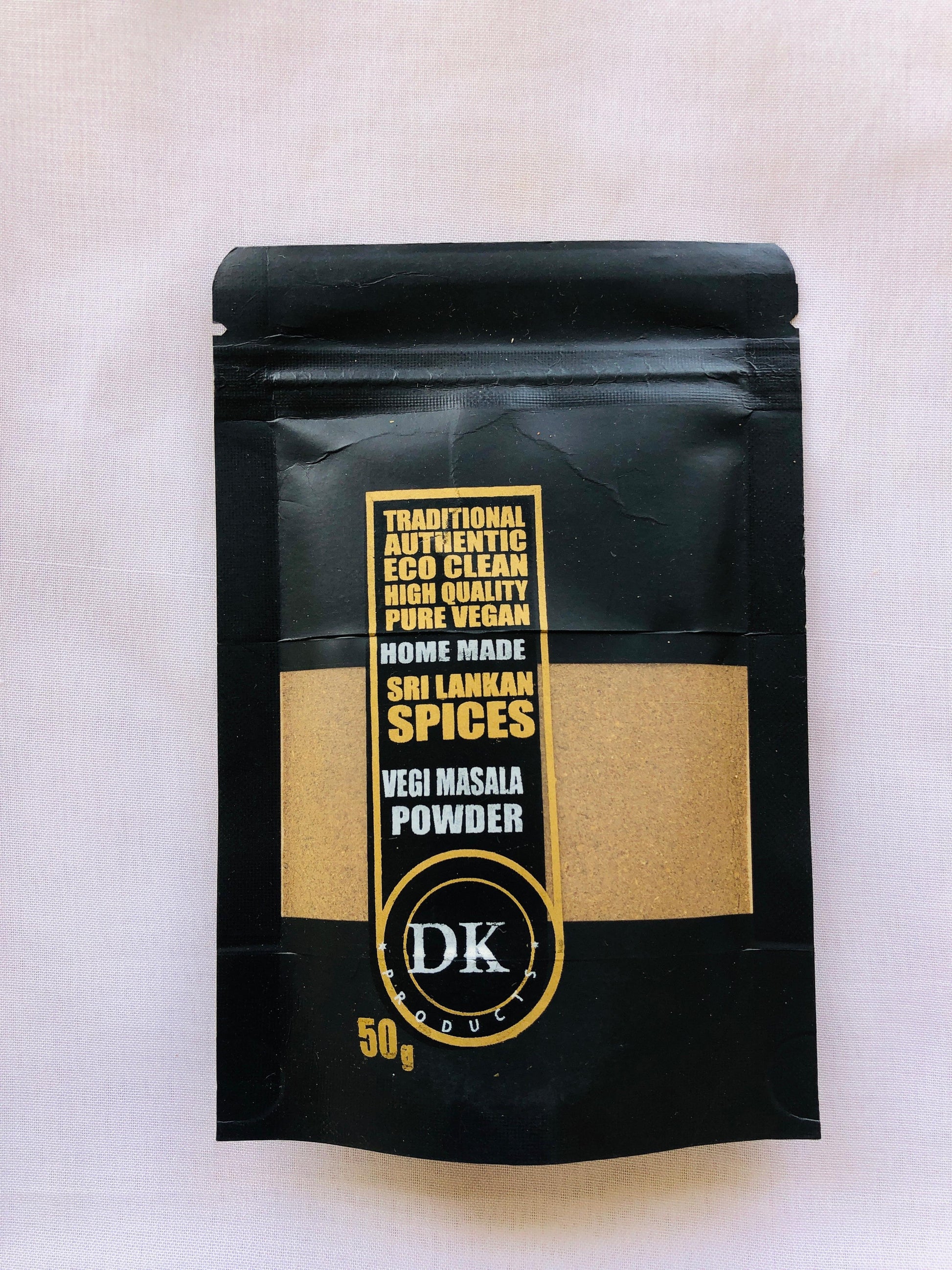DK Products Vegi Masala Powder 50g  front