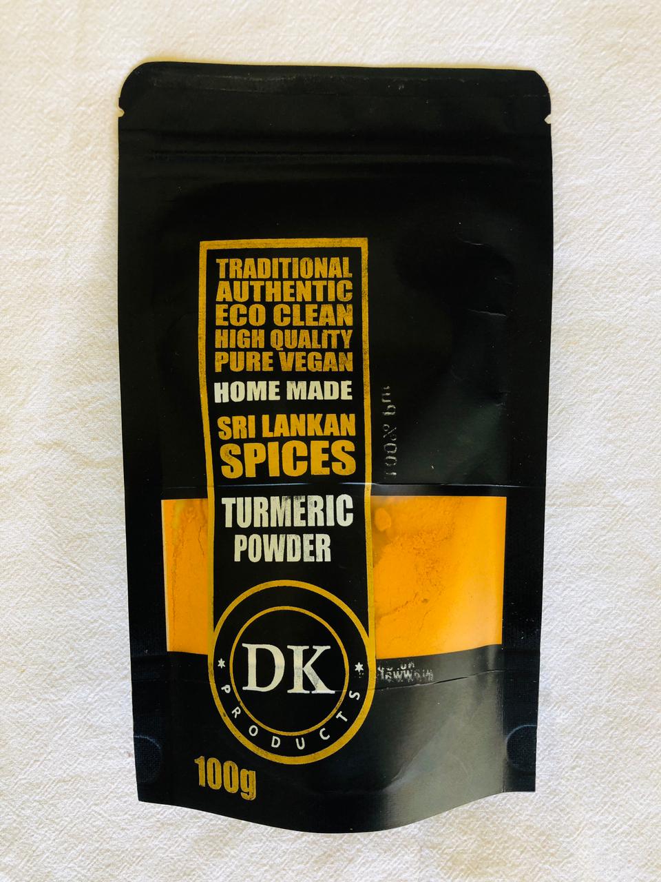 DK Products Turmeric Powder 100g front