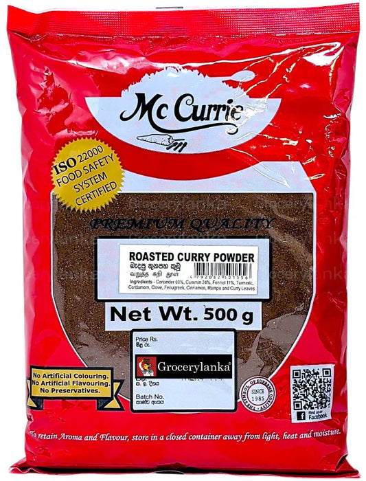 Mc Currie Roasted Curry Powder 500g