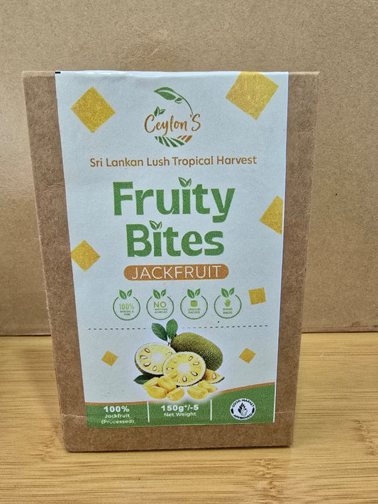 Packaging of Ceylon's Fruity Bites Jackfruit - Front Side